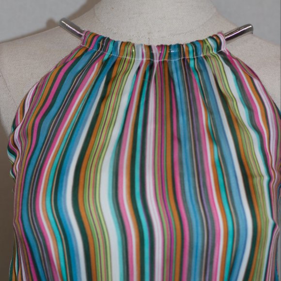 Multi Color Stripe Dress - Picture 3 of 15